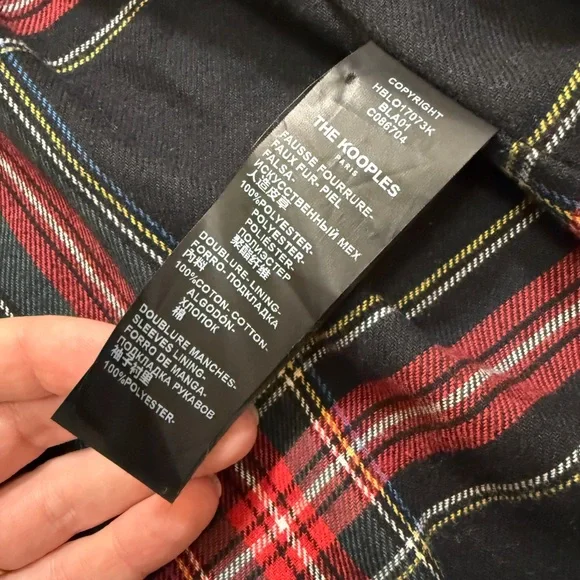 The Kooples Black Fleece Puffer Jacketsize 1 equivalent to size SmallEUC
